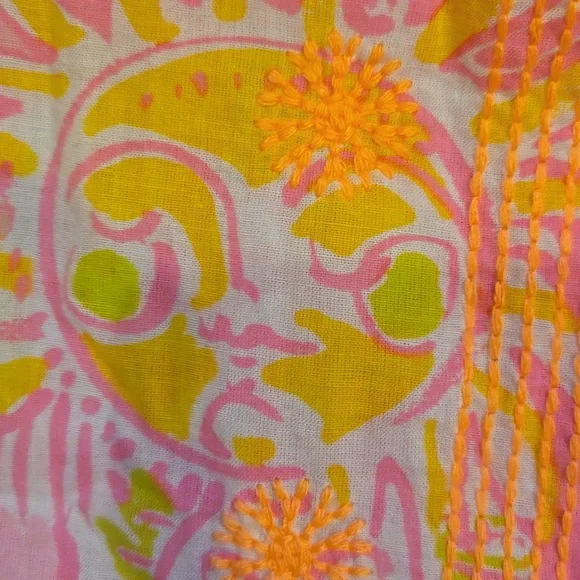 Lilly Pulitzer Kini in the Keyes Pink Pout Lauren Tank Blouse - Picture 5 of 10